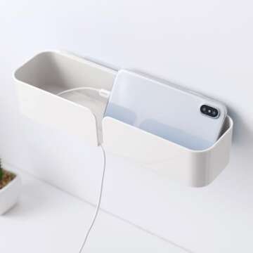 Dalanpa Floating Shelf Wall Mounted Non-Drilling Adhesive Bathroom Organizer Ledge Shelf for Home Decor