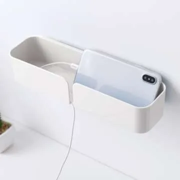 Dalanpa Floating Shelf Wall Mounted Non-Drilling Adhesive Bathroom Organizer Ledge Shelf for Home Decor