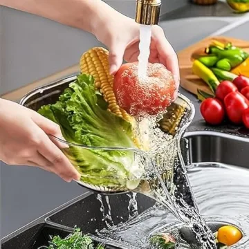 Multifunctional Drainer Basket for Effortless Kitchen Tasks