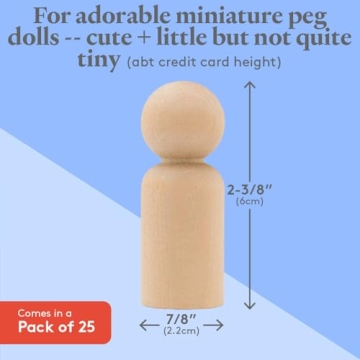 Quality Wooden Peg Dolls for Endless Crafting Fun