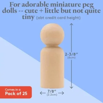 Quality Wooden Peg Dolls for Endless Crafting Fun