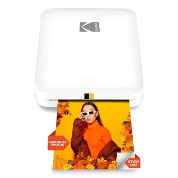 KODAK Step Slim Instant Smartphone Photo Printer - Portable Sleek Color Wireless Mobile Printer - Zi...