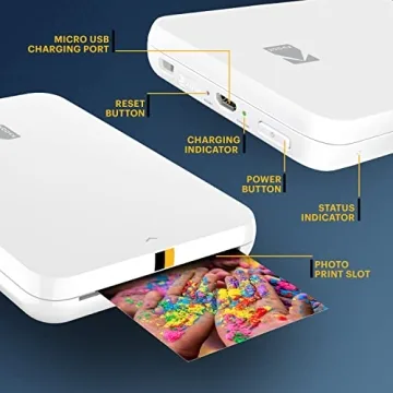 Portable KODAK Slim Photo Printer - Print Anywhere with Ease