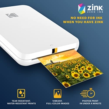 Portable KODAK Slim Photo Printer - Print Anywhere with Ease