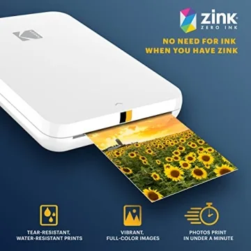 Portable KODAK Slim Photo Printer - Print Anywhere with Ease