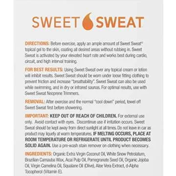 Sports Research Sweet Sweat Coconut 'Workout Enhancer' Gel Packets - Maximize Your Exercise & Sweat Faster - Original (20 Packets)