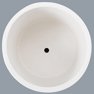 FOPAMTRI Matte White Ceramic Planter Pots for Plants