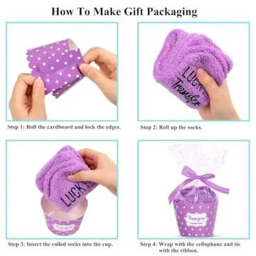 HAPPYPOP Ivf Gifts for Women - Fertility Infertility Embryo Transfer Gifts for Wife, Ivf Lucky Transfer Day Egg Retrieval Pineapple Fuzzy Socks