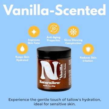 Naturallow Organic Vanilla Tallow Balm for All Ages