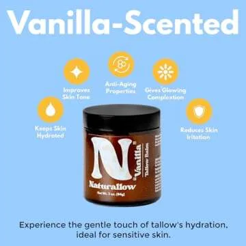 Naturallow Organic Vanilla Tallow Balm for All Ages