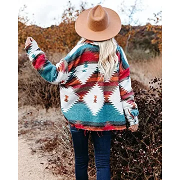 Shop Springrain Aztec Print Shacket Lightweight Stylish Jacket