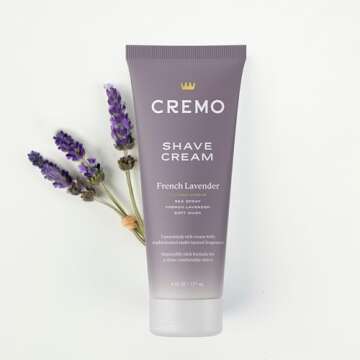 Cremo French Lavender Moisturizing Shave Cream for Women