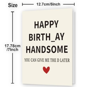 Humorous WowBefun Birthday Card & Gifts for Boyfriend