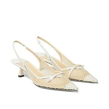 Step into Style with THESHY Women's Slingback Kitten Heels - Elegant and Comfortable Dress Shoes!