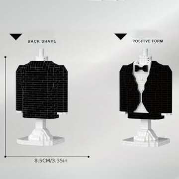 HBGAYLYH Wedding Building Block Set, Couple Valentine's Day Love You Decoration Mini Building Blocks, for Her Or Him On Festivals.(2613PCS)