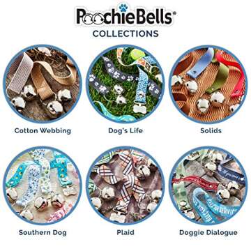 PoochieBells Handcrafted Dog Potty Training Doorbell