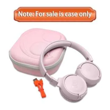 LTGEM Hard Case for JBL & Soundcore Headphones in Pink