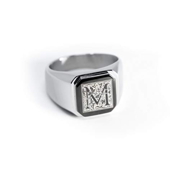 Stylish Tioneer Stainless Steel Initial Ring | Unique Jewelry for All
