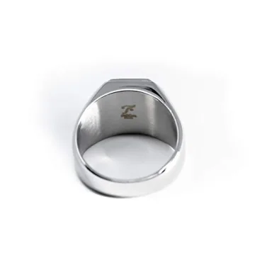 Stylish Tioneer Stainless Steel Initial Ring | Unique Jewelry for All