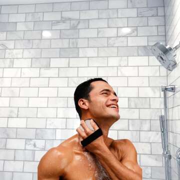 Rugged Natural Shower Loofah for Men - Tough Eco-Friendly Exfoliating Body Scrubbers, Durable & Gentle Terry Towel Cloth pad for Manly Skin Care - Lufas, Luffa, Loufas Sponges