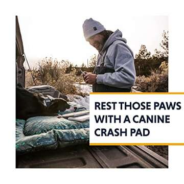 Ruffwear, Basecamp Dog Bed, Camping and Traveling, Tidal Teal, 23" x 36"