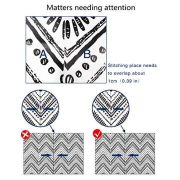 HAOKHOME Modern Circle Oval Stripe Peel and Stick Wallpaper Black White Vinyl Self Adhesive Decorative 17.7in x 9.8ft