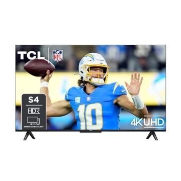 TCL 43-Inch Class S4 4K LED Smart TV with Google Features for Ultimate Streaming