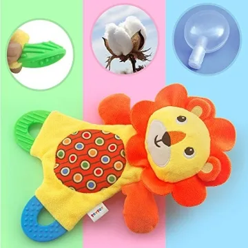 Teytoy Soft Baby Teething Toys Lion Koala Set for Toddlers