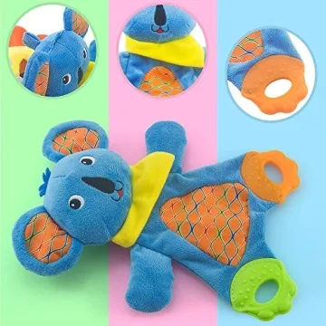 Teytoy Soft Baby Teething Toys Lion Koala Set for Toddlers