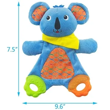 Teytoy Soft Baby Teething Toys Lion Koala Set for Toddlers