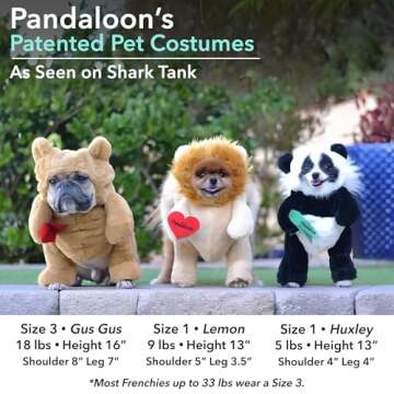 Pandaloon Polar Bear Dog Halloween Costumes for Small Dogs