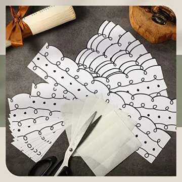 Leinuosen 44 Pcs Stylish Bulletin Board Border Trim Set