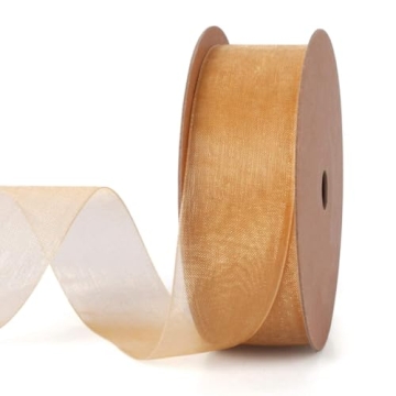 LaRibbons Elegant Sheer Organza Ribbon for All Occasions