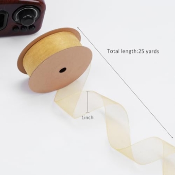 LaRibbons Elegant Sheer Organza Ribbon for All Occasions