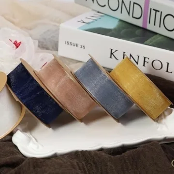 LaRibbons Elegant Sheer Organza Ribbon for All Occasions