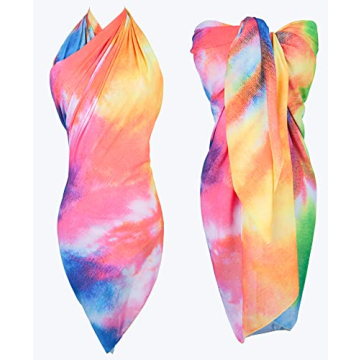 Chic MissShorthair Womens Chiffon Beach Sarong Wrap