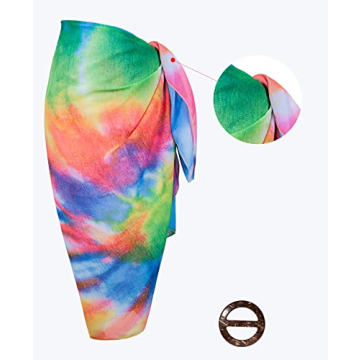 Chic MissShorthair Womens Chiffon Beach Sarong Wrap