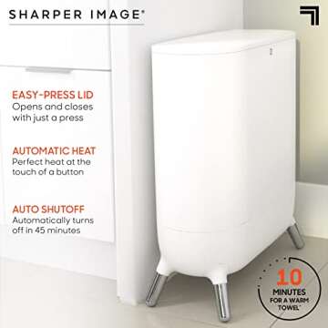 Sharper Image Towel Warmer with Aromatherapy for Comfort