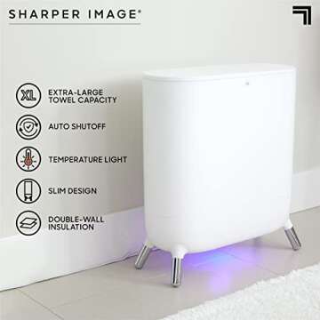 Sharper Image Towel Warmer with Aromatherapy for Comfort