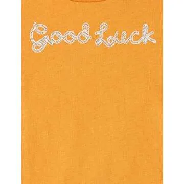 Amazon Essentials Boys' Short-Sleeve T-Shirts, Pack of 5, Orange/Grey/Classic Blue, Dogs/Stripe, Small