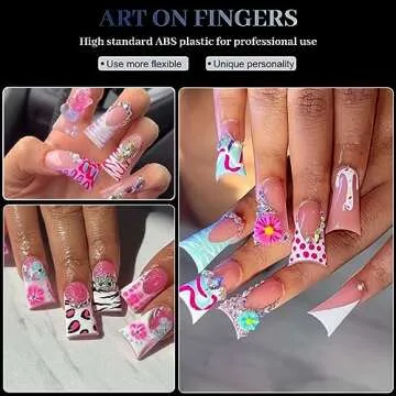 Moxluck Full Cover Duck Nail Tips - 120 Stylish Acrylic Nails for DIY Art