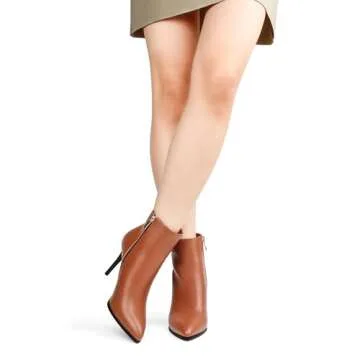 Stylish COLETER Leather Ankle Boots for Women