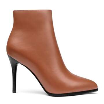 Stylish COLETER Leather Ankle Boots for Women