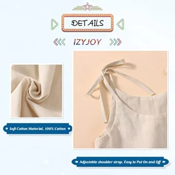 IZYJOY Summer Toddler Dress for Girls with Pockets