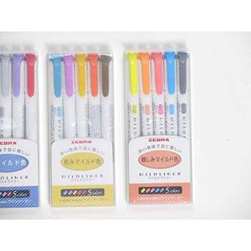 Zebra Mildliner Highlighter Pen Set, 20 Pastel Color Set (Japan Import)