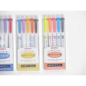 Zebra Mildliner Highlighter Pen Set, 20 Pastel Color Set (Japan Import)