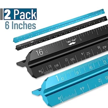 Mr. Pen Architect Scale Rulers - 6 Inch Set