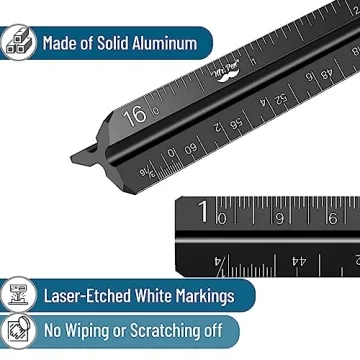 Mr. Pen Architect Scale Rulers - 6 Inch Set