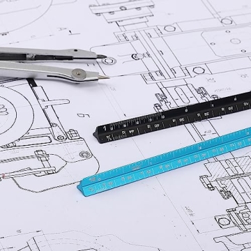 Mr. Pen Architect Scale Rulers - 6 Inch Set