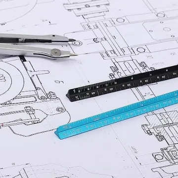 Mr. Pen Architect Scale Rulers - 6 Inch Set